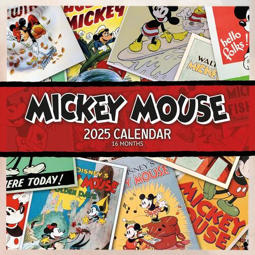 Calendario 30X30 Mickey&Minnie 2025 Pyramid Alpha Edition 2024
