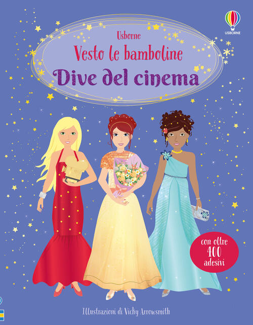 Dive Del Cinema. Vesto Le Bamboline. Con Adesivi Fiona Watt Usborne 2024