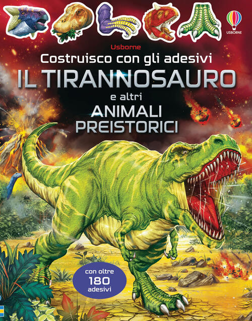 Dinosauri E Altri Animali Preistorici. Con Adesivi Simon Tudhope Usborne 2024