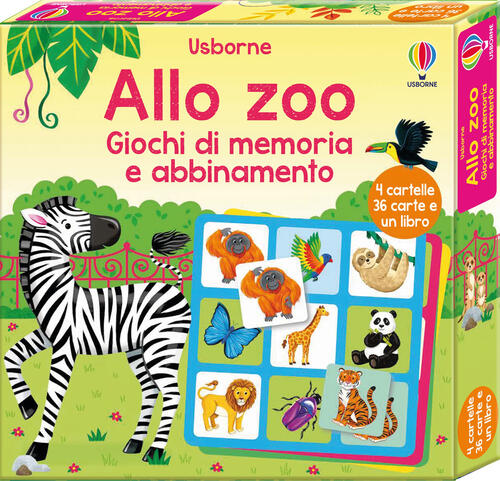 Allo Zoo. Con 4 Cartelle. Con Libro Illustrato Kate Nolan Usborne 2024