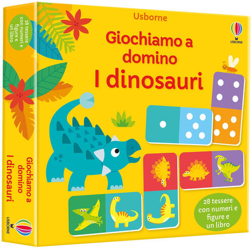 Dinosauri. Giochiamo A Domino. Giochi Di Memoria. Ediz. A Colori. Con 28 Tesse