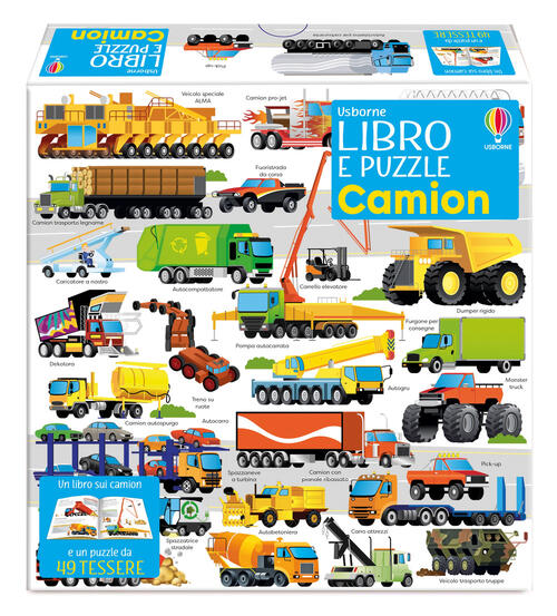 Camion. Libro E Puzzle. Ediz. A Colori. Con Puzzle Sam Smith Usborne 2023