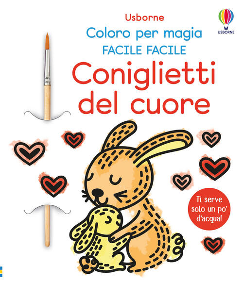 Coniglietti Del Cuore. Con Pennello Abigail Wheatley Usborne 2025
