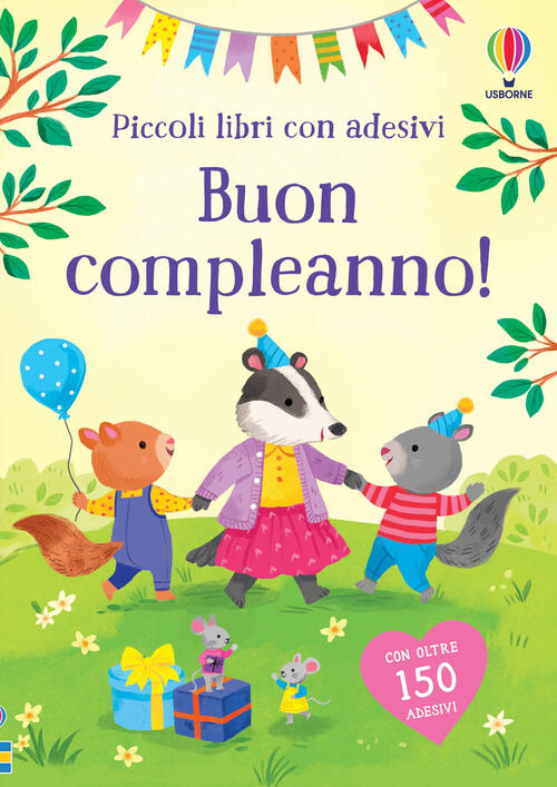 Buon Compleanno! Con Adesivi Holly Bathie Usborne 2026