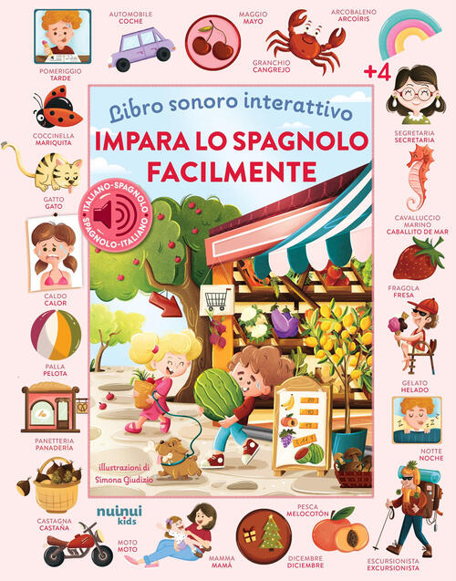 Impara Lo Spagnolo Facilmente. Libro Sonoro Interattivo Simona Giudizio Nuinui