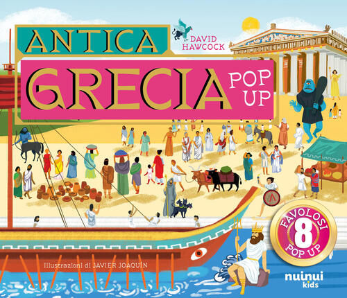 Antica Grecia. Libro Pop Up David Hawcock Nuinui 2026