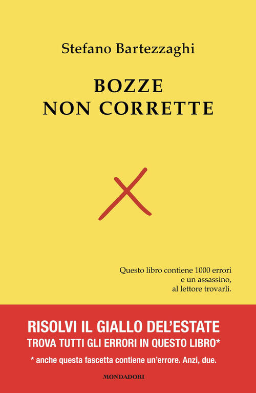 Bozze Non Corrette Stefano Bartezzaghi Mondadori 2025