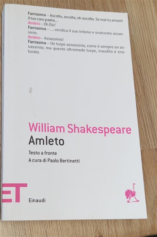 Amleto. Testo Inglese A Fronte William Shakespeare Einaudi 2005