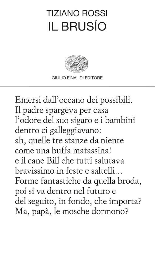Il Brusio Tiziano Rossi Einaudi 2025