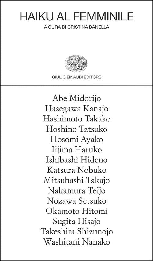 Haiku Al Femminile Einaudi 2026