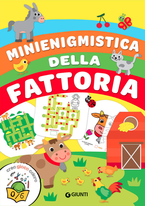 Mini Enigmistica Della Fattoria. Ediz. A Colori Irene Mazza Giunti Editore 202