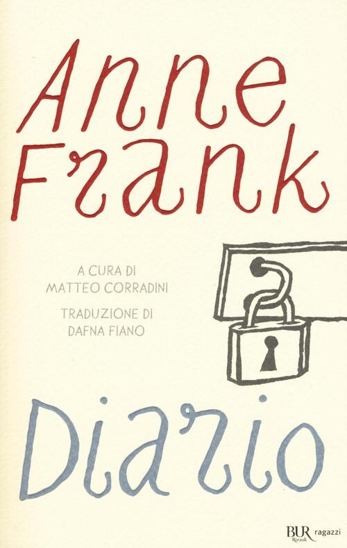 Diario Anne Frank Rizzoli 2017