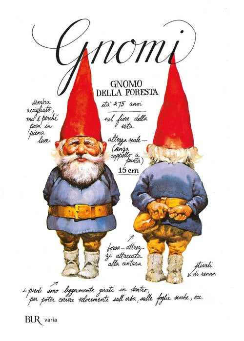 Gnomi Wil Huygen Bur Biblioteca Univ. Rizzoli 1985