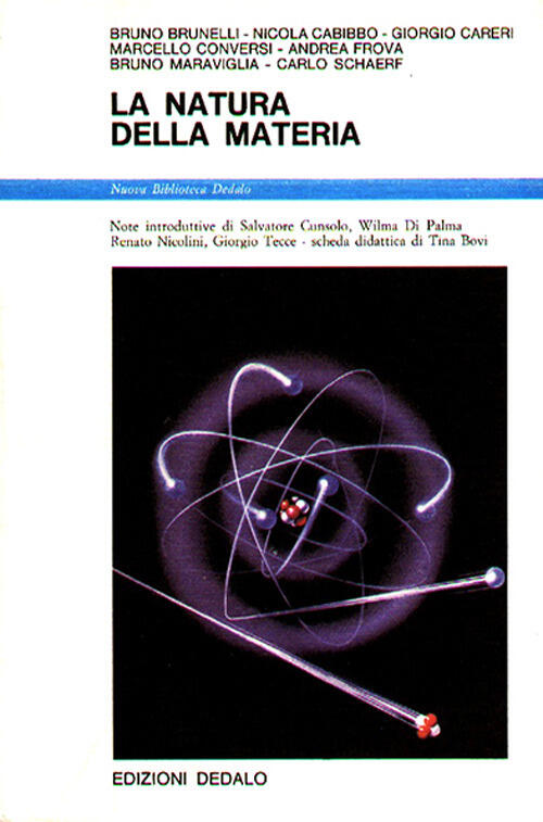 La Natura Della Materia Bruno Brunelli Edizioni Dedalo 1984