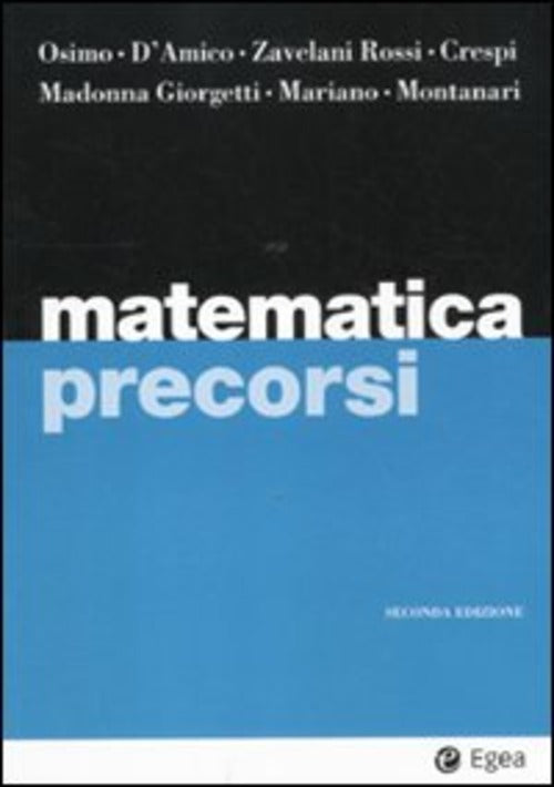 Matematica Precorsi Osimo D'amico Egea 2011