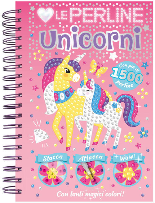 Amo Le Perline. Unicorni. Con 1500 Perline Emme Edizioni 2026