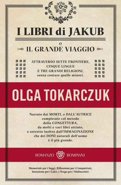 I Libri Di Jakub Olga Tokarczuk Bompiani 2023