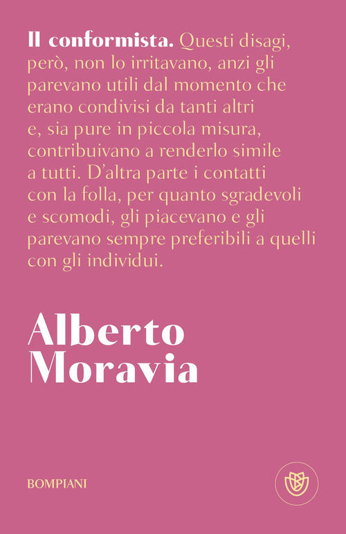 Il Conformista Alberto Moravia Bompiani 2025