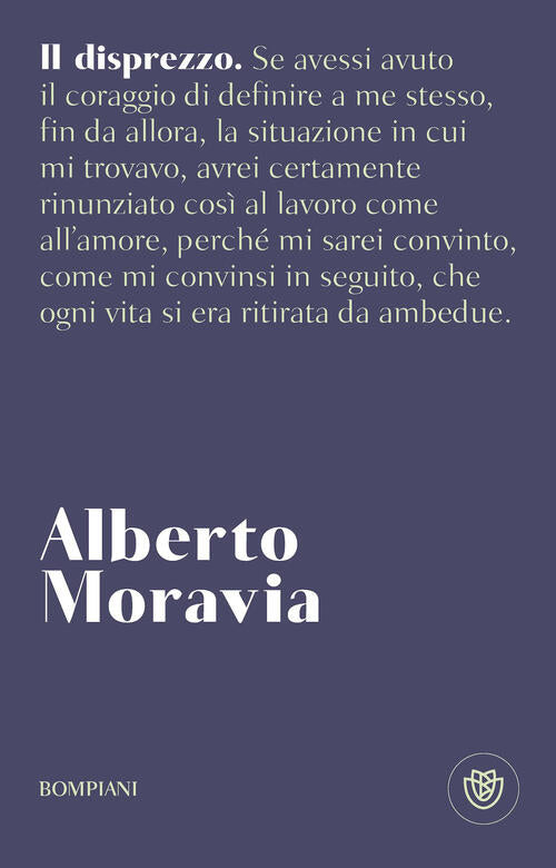 Il Disprezzo Alberto Moravia Bompiani 2026
