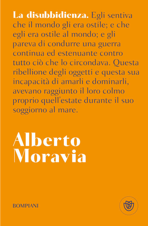 La Disubbidienza Alberto Moravia Bompiani 2026