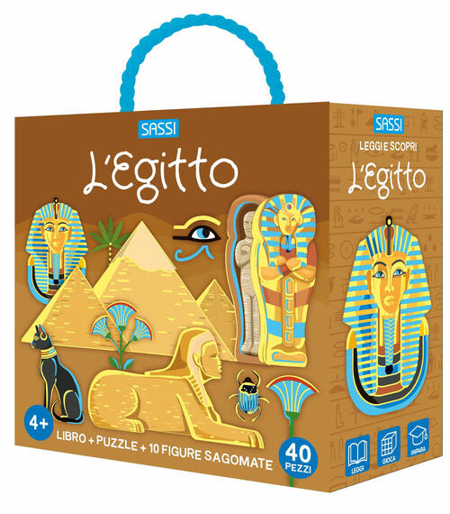 L'egitto. Q-Box. Con Puzzle Sassi 2023