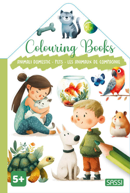 Animali Domestici-Pets-Les Animaux De Compagnie. Colouring Books Sassi 2026