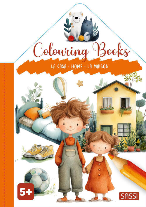 La Casa-Home-La Maison. Colouring Books Sassi 2026