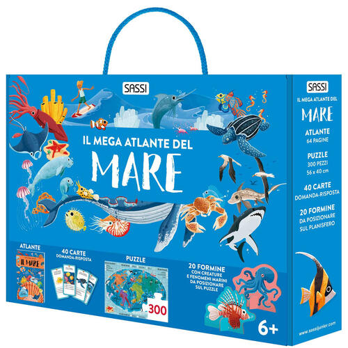 Il Mega Atlante Del Mare. Con 40 Carte. Con 20 Formine. Con Puzzle Giulia Pesa