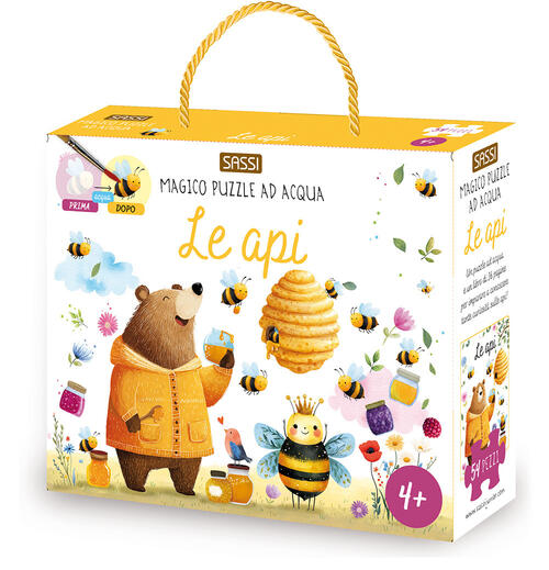 Le Api. Magico Puzzle Ad Acqua. Con Pennello. Con Puzzle Da 54 Pezzi Matteo Ga