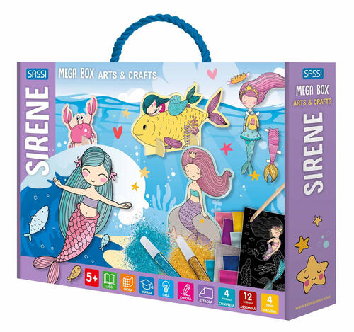 Le Sirene. Mega Box Arts & Crafts. Ediz. A Colori. Con Gioco Sassi 2023