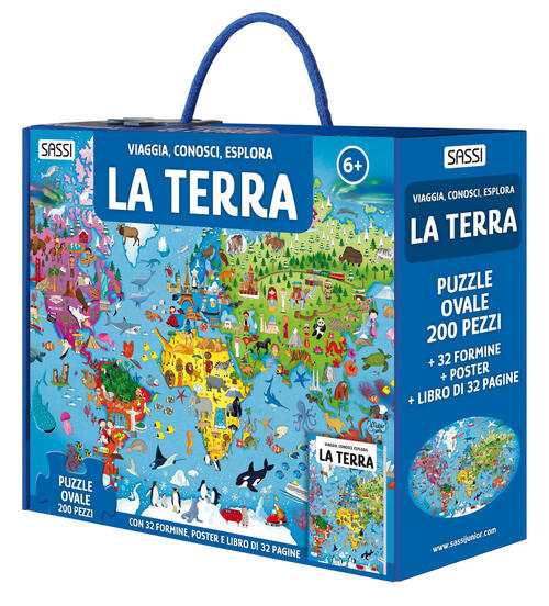 La Terra. Viaggia, Conosci, Esplora. Nuova Ediz. Con Formine. Con Puzzle Ovale