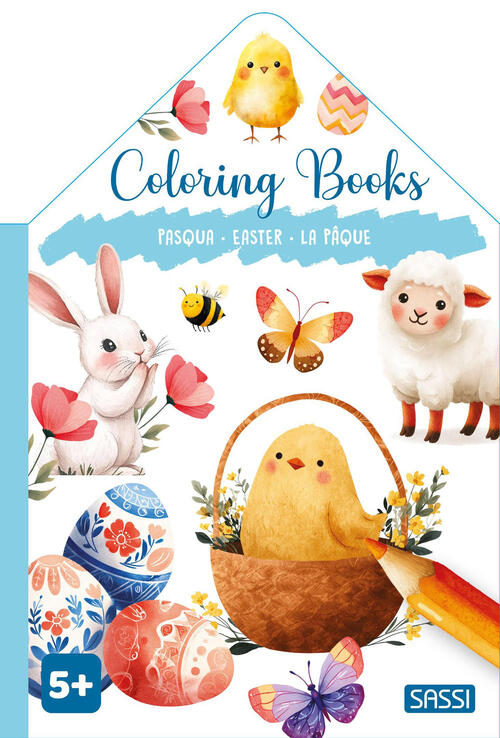 Pasqua-Easter-La Pâque. Colouring Books Sassi 2026