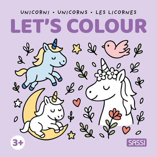 Unicorni-Unicorns-Les Licornes. Let's Colour Sassi 2026