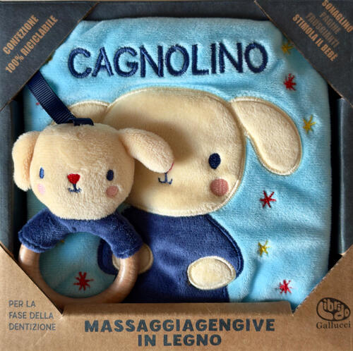 Cagnolino. Libri Di Stoffa Con Massaggiagengive In Legno Librido Gallucci 2025