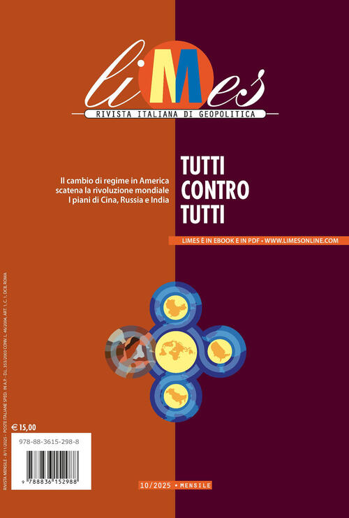 Limes. Rivista Italiana Di Geopolitica (2025). Vol. 10: Tutti Contro Tutti Ged