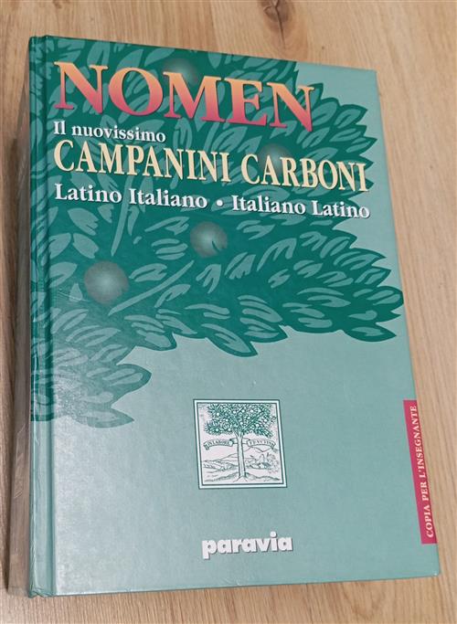 Nomen. Il Nuovissimo Campanini Carboni. Latino-Italiano, Italiano-Latino Parav