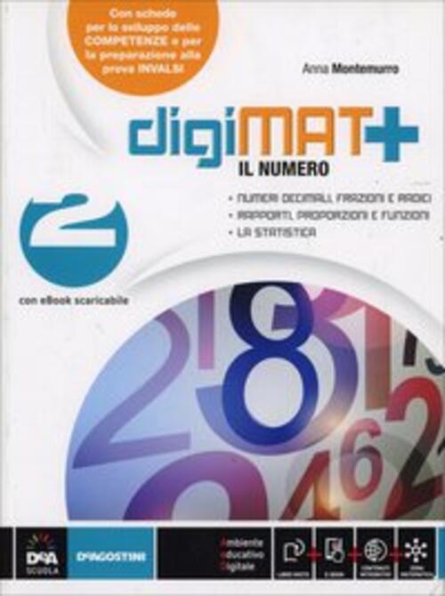 Digimat +. Aritmetica-Geometria-Quaderno Competenze. Per La Scuola Media Anna