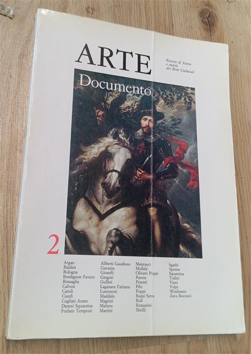 Arte Documento N.2 Rivista Di Storia E Tutela Dei Beni Culturali Giuseppe Mari