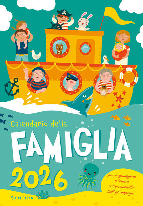Calendario Della Famiglia 2026 Demetra 2025
