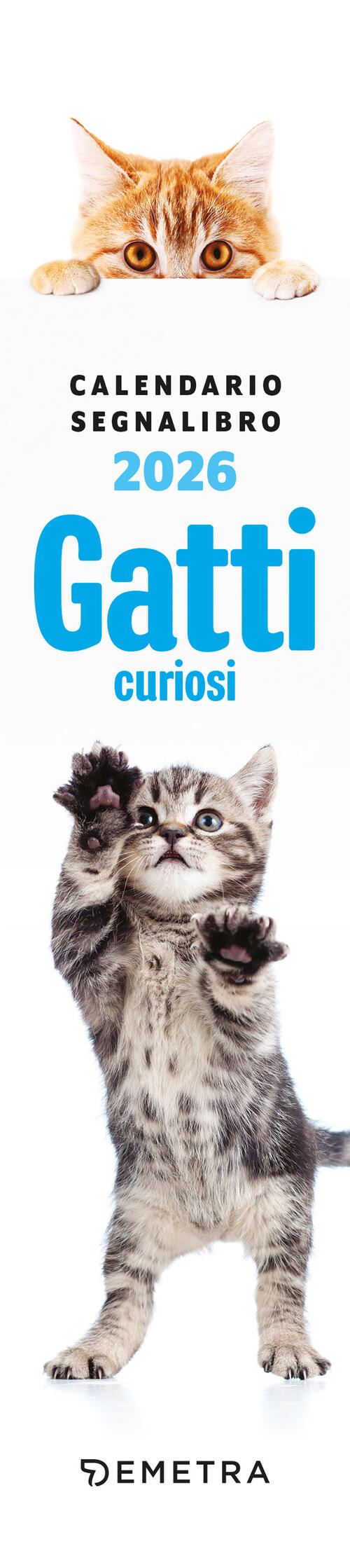 Gatti Curiosi. Calendario 2026 Demetra 2025