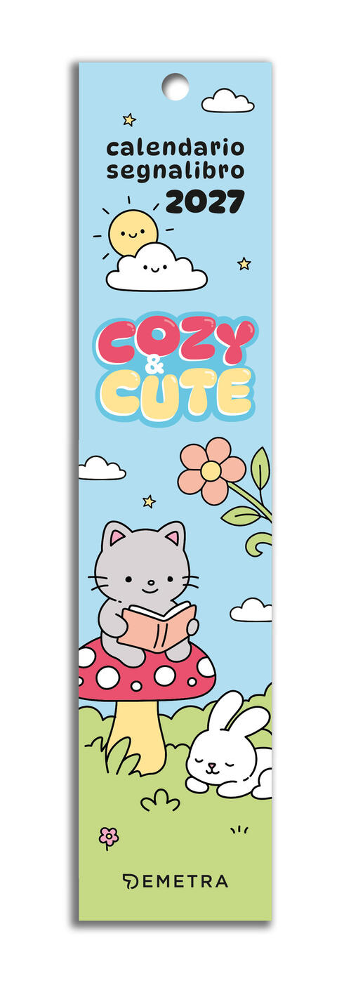 Cozy & Cute. Calendario Segnalibro 2027 (5,5 X 24,5 Cm) Demetra 2026