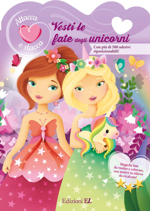 Vesti Le Fate Degli Unicorni. Attacca E Stacca. Con Adesivi El 2024