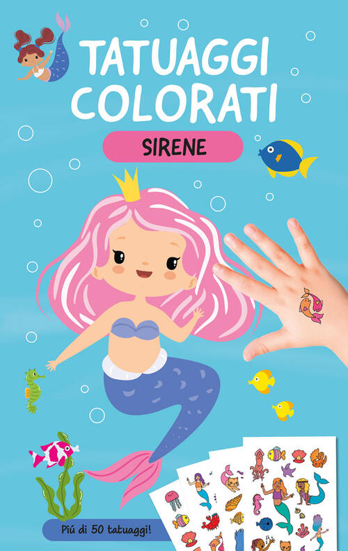 Sirene. Tatuaggi Colorati. Con Tatuaggi Temporanei El 2025