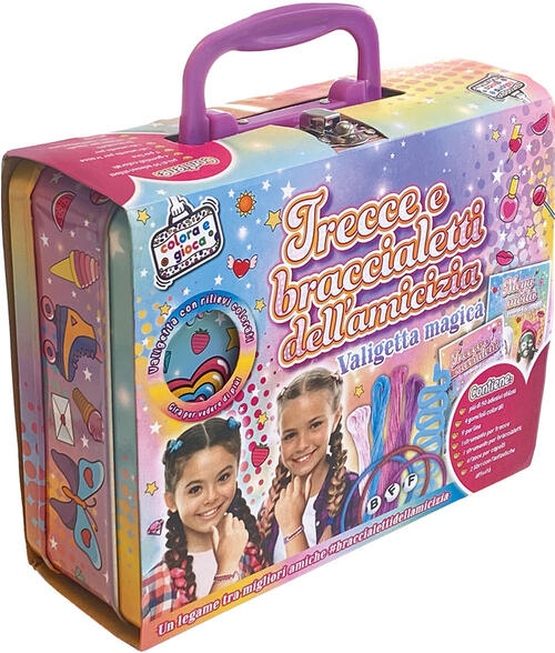 Trecce E Braccialetti Dell'amicizia. Valigetta Magica. Con 4 Fasce Per Capelli