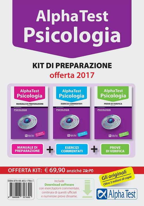 Alpha Test. Psicologia. Kit Di Preparazione: Manuale Di Preparazione-Esercizi
