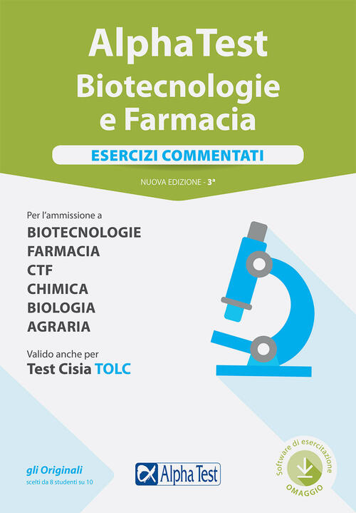 Alpha Test. Biotecnologie E Farmacia. Esercizi Commentati Stefano Bertocchi Al