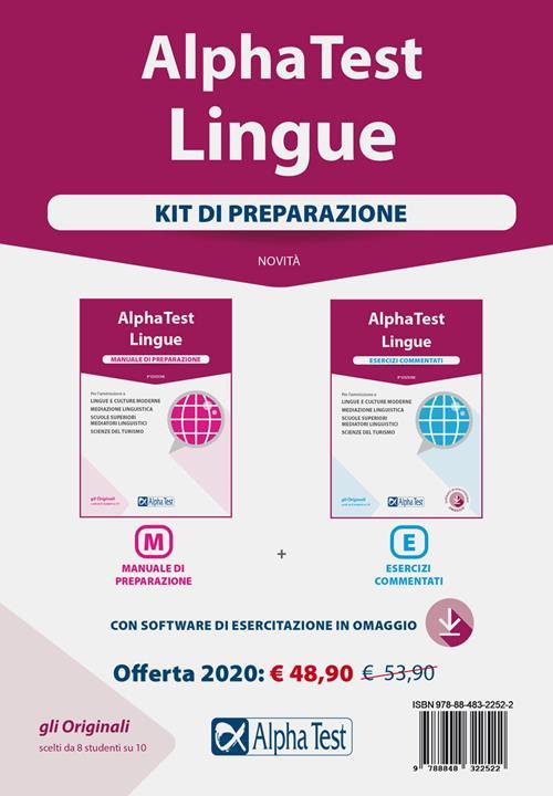 Alpha Test. Lingue. Per L'ammissione A Lingue E Culture Moderne, Mediazione Li