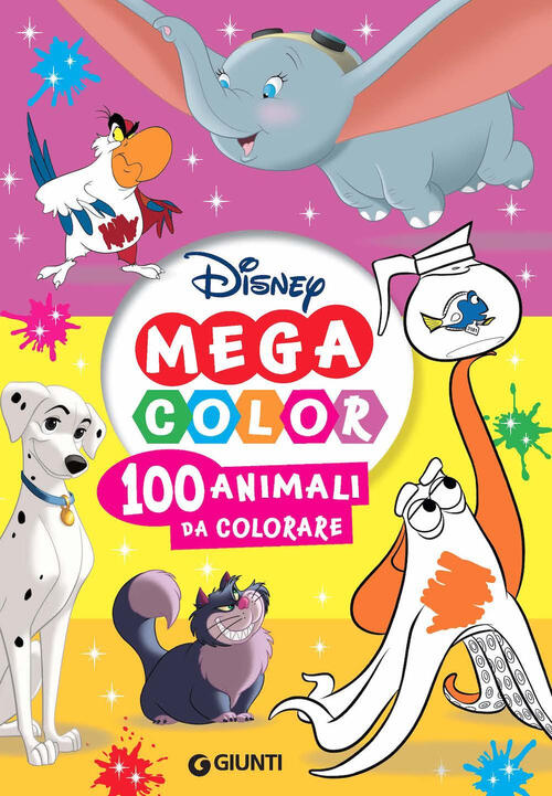 100 Animali Da Colorare. Mega Color Disney Disney Libri 2023