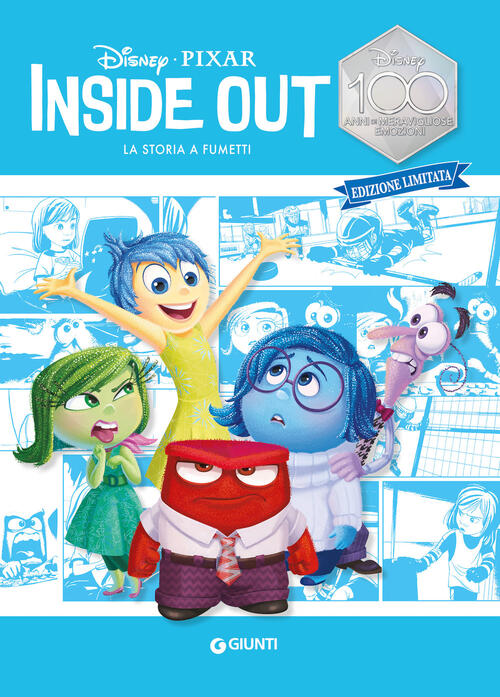 Inside Out. La Storia A Fumetti. Disney 100. Ediz. Limitata Disney Libri 2023