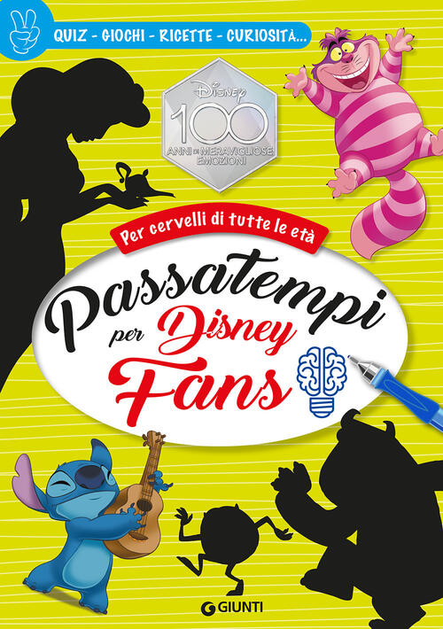 Passatempi Per Disney Fans. Per Cervelli Di Tutte Le Eta. Quiz, Giochi, Ricett